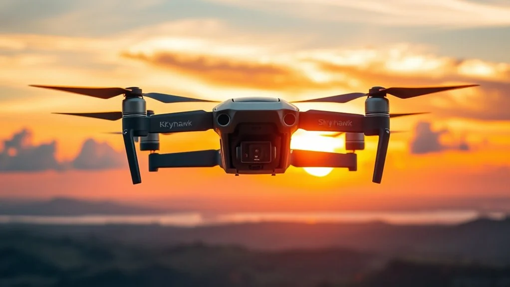 SkyHawk 4K Drone High Resolution 4K Camera Imaging