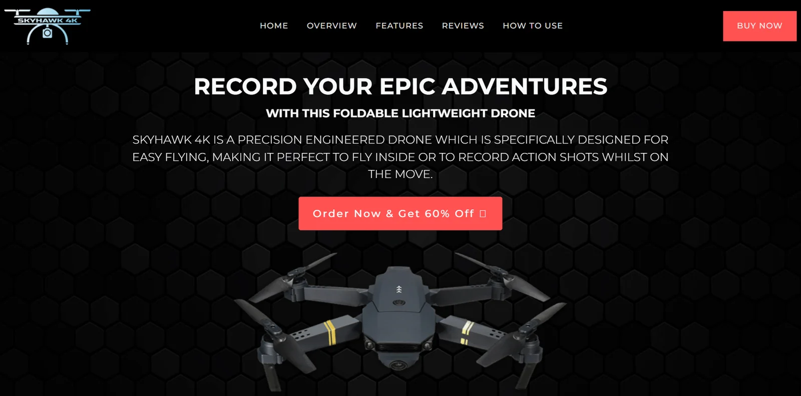SkyHawk 4K Drone